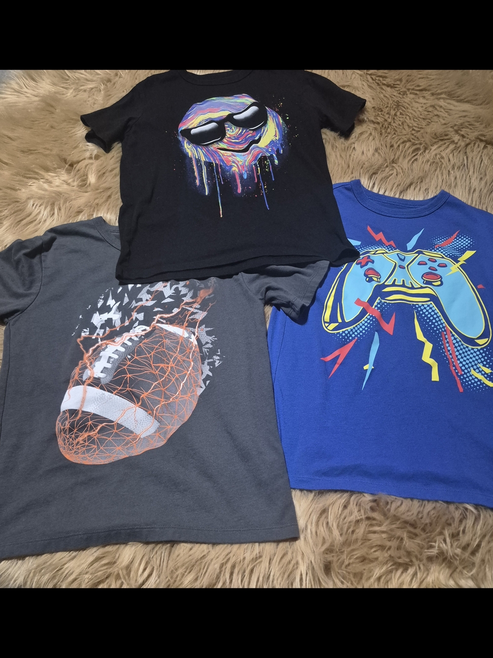 Children’s Place (3) Boys Graphic Tee Shirts 7/8 M